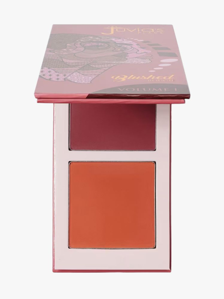 Juvia's Place Blush Duo in Vol 1 in branded component on a light gray background